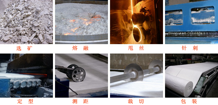 陶瓷纖維棉生產流程